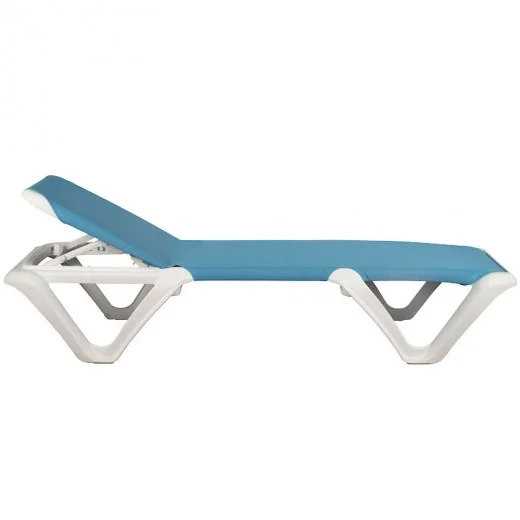 Шезлонг Eva Pro White Blue Шезлонг Eva Pro White Blue