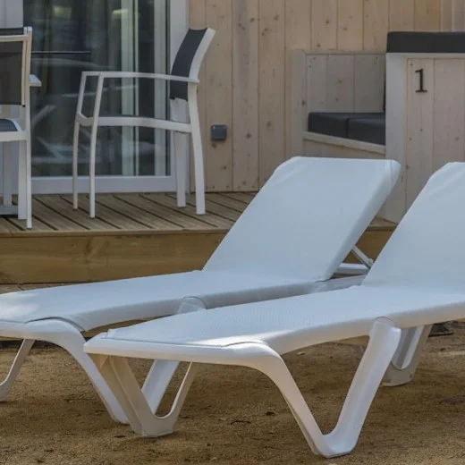 Шезлонг Eva Pro White Шезлонг Eva Pro White