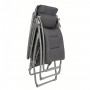 Крісло-шезлонг Futura BeComfort® Dark Grey (lfm3130-8902) купити на сайті Shezlongi.Com.UA • Металеві шезлонги Lafuma